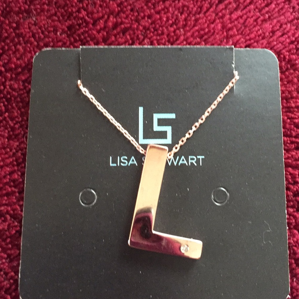 Lisa Stewart initial necklace